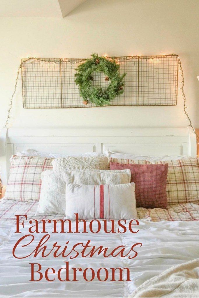 Farmhouse Christmas Bedroom