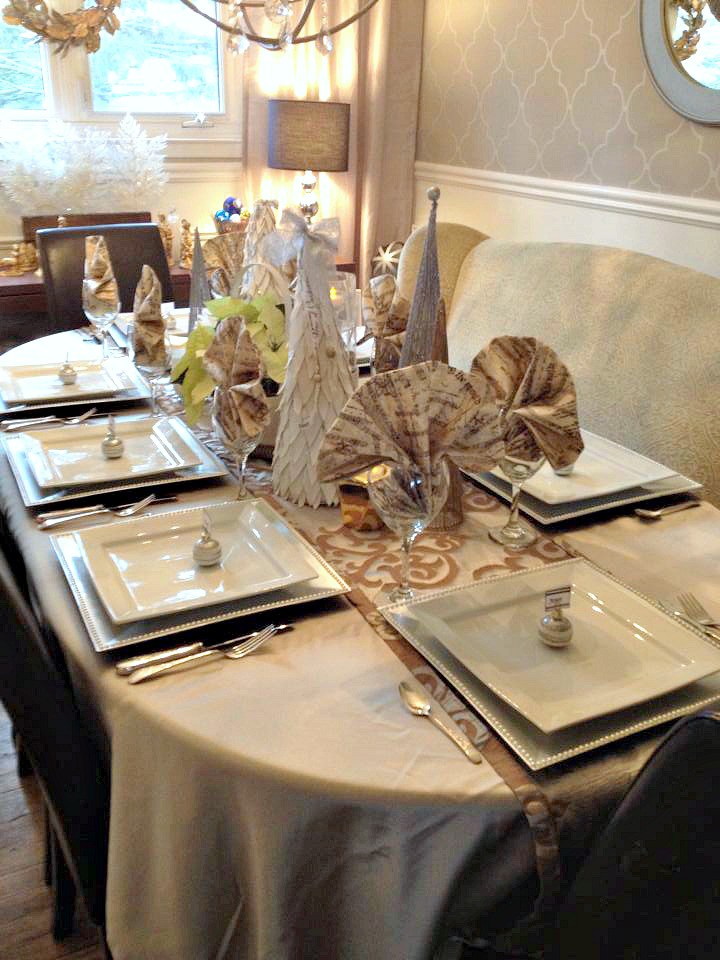 - C'mon Get Crafty 12 Days of Christmas Blog Hop-Christmas Tablescapes Our Crafty Mom