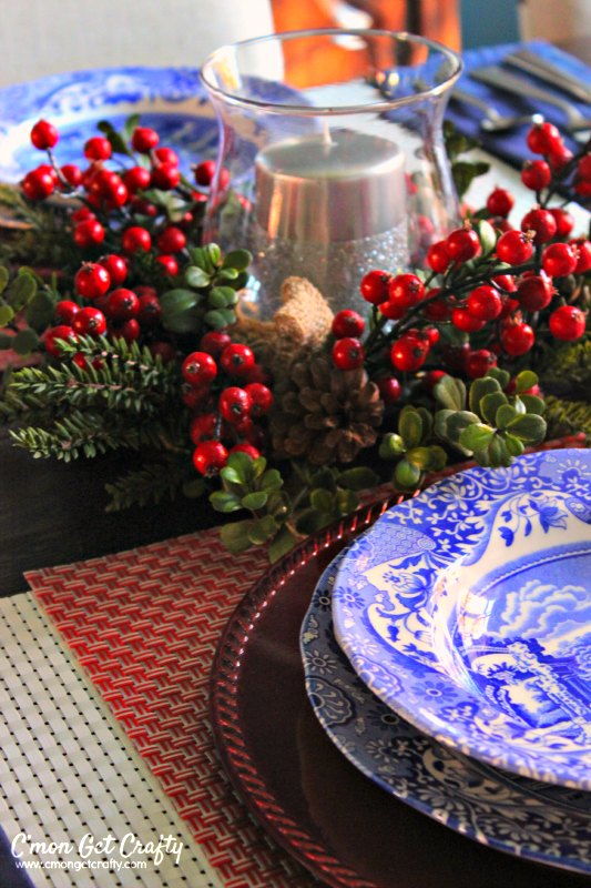 - C'mon Get Crafty 12 Days of Christmas Blog Hop-Christmas Tablescapes Our Crafty Mom