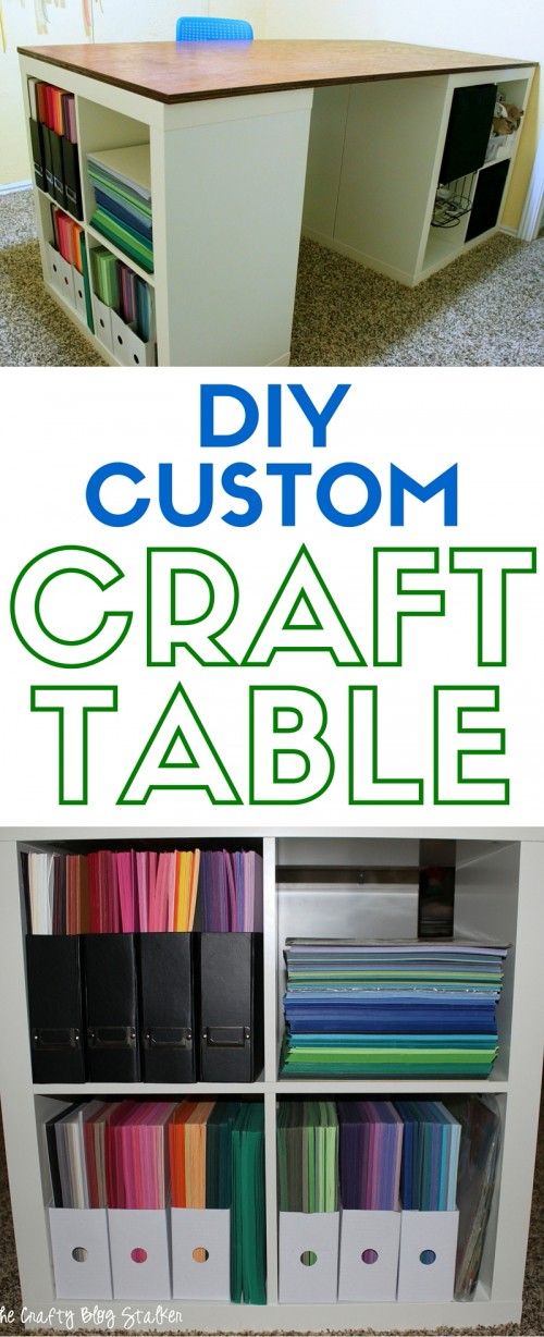 DIY Custom Craft Table