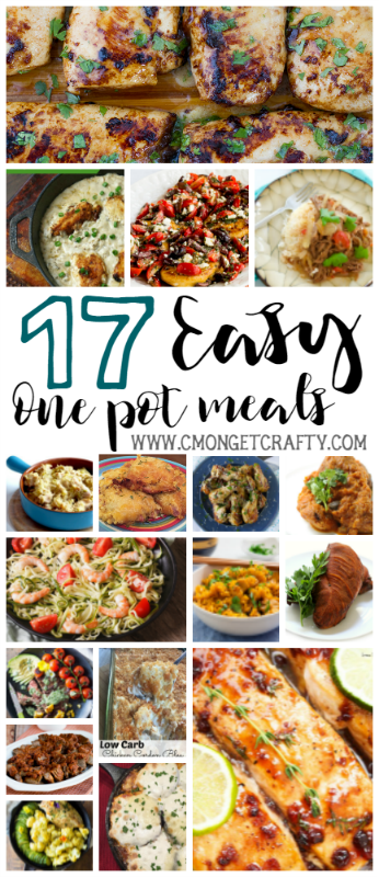 If you are lazy like me, or busy like me, then you can appreciate a good meal that basically makes itself. So I put together a list of 17 easy one pot meals, from slow cookers to single sheet bakes. Enjoy!