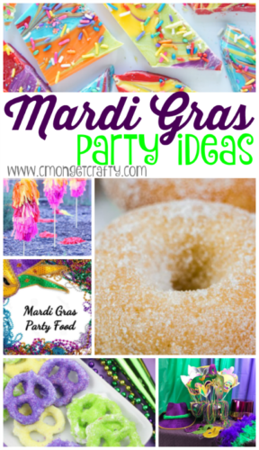 Mardi Gras Party Ideas {Merry Monday Link Party #143}
