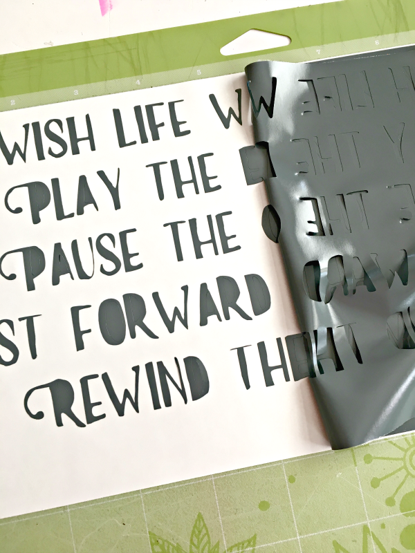 For this month's thrift store up cycle I decided to make use of an old box to store the hundreds of remotes we own. 