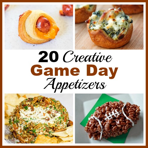- C'mon Get Crafty 20 Creative Game Day Appetizers