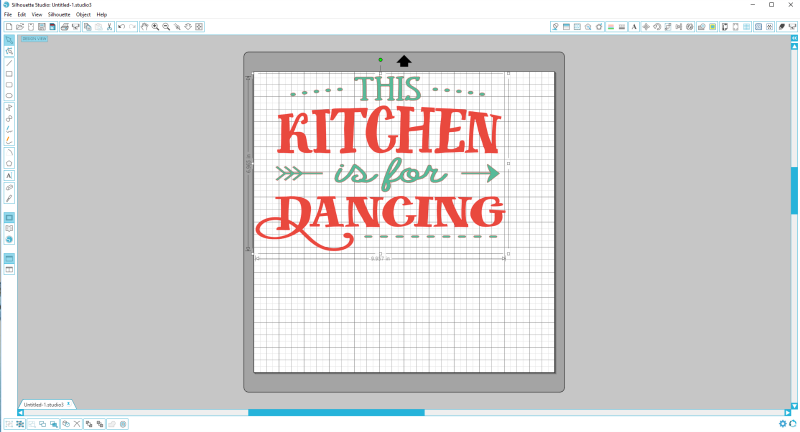 Altered Silhouette Kitchen Art design - C'mon Get Crafty This Silhouette kitchen art wooden board is the PERFECT description of our house! I love it!