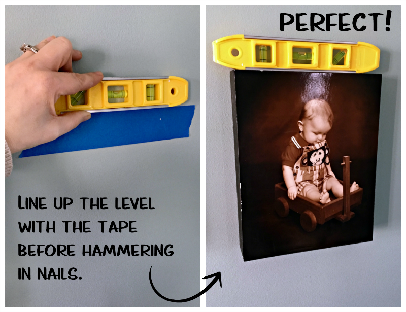 Gallery Wall Update 09 - C'mon Get Crafty If you are tired of your bland gallery wall with symmetrical pictures and no flair, then check out what I used to update mine! #CraftRoomDestash