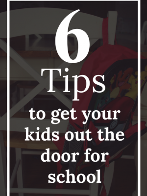 Never let the morning chaos of trying to get out the door for school leave you scrambling ever again! Try these tips to get your kids out the door this school year without a fuss!