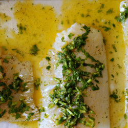 Cilantro Lime Buttered Cod - you will ADORE this delicious, buttery fish dish!