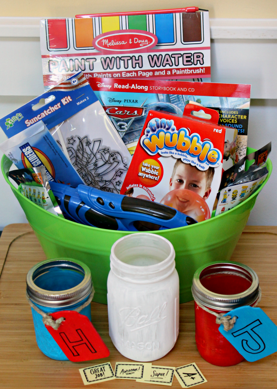 If you are suffering from tantrum troubles, this easy Good Behavior Ticket and Prize Bucket system might be the perfect solution for you! Easy free printable tickets and inexpensive prizes to redeem have been having great results in our house this summer! #kidsbehavior #behaviortickets #craftydestash #craftroomdestash #tantrums #chores #kidrewards