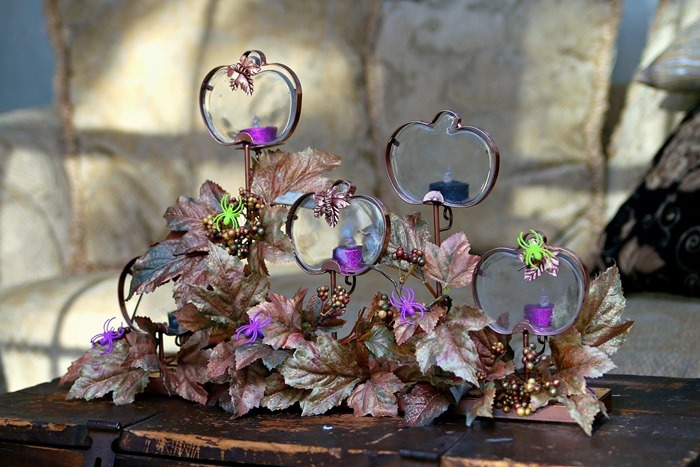 Purple Tealight Makeover {MM #177}