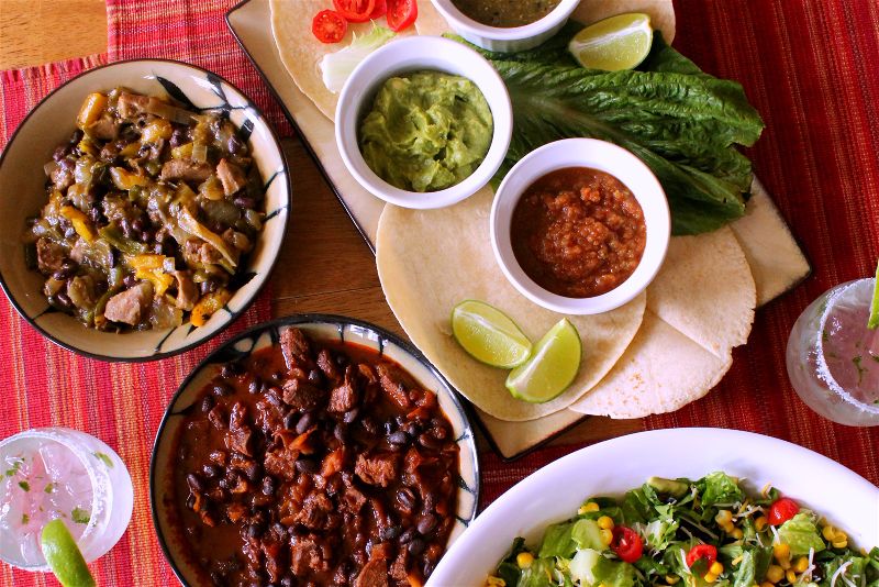 Easy Mexican Skillet & Chopped Salad Dinner Party