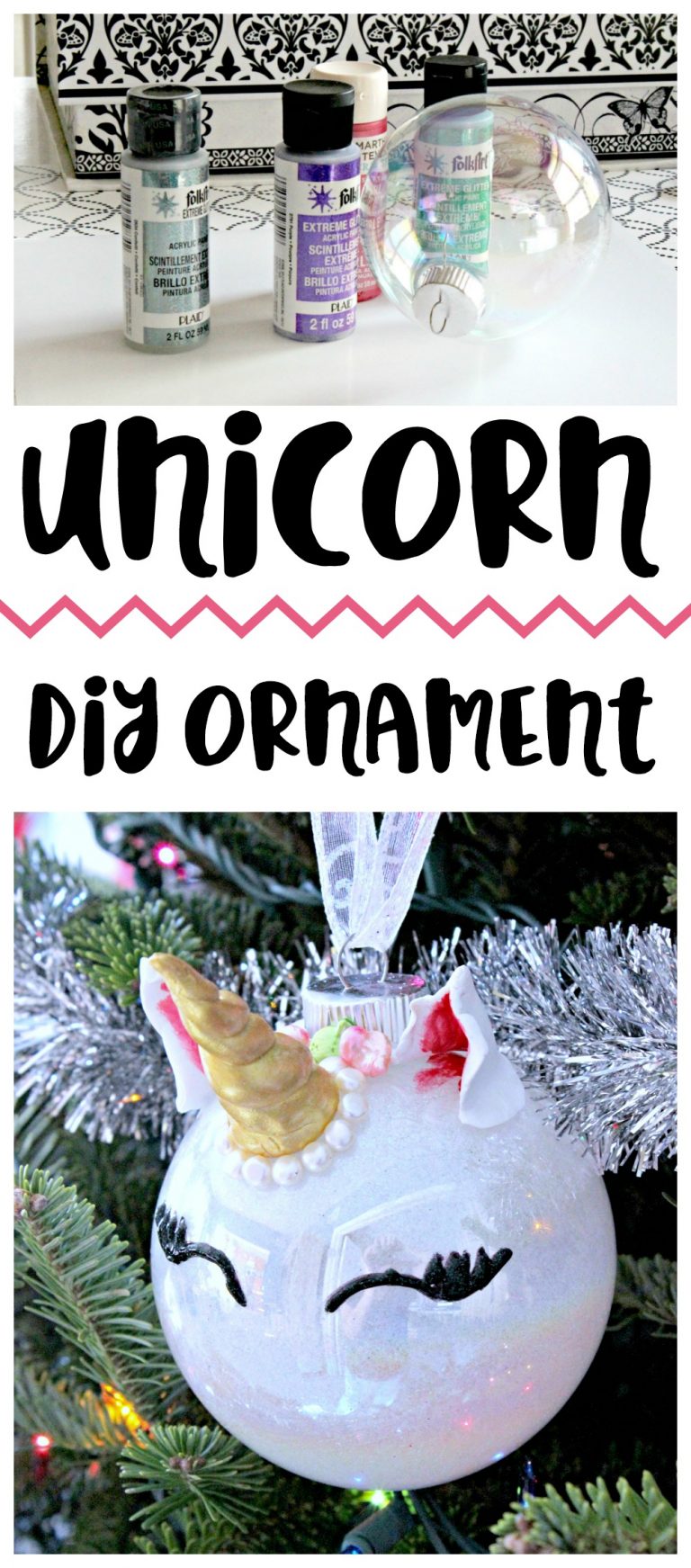 DIY Unicorn Ornament