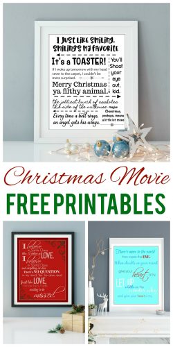 I love Christmas movies and I especially love all the amazing quotes you can glean from them! I created a few Christmas movie printables from some of my favorites - and you can download them for free!