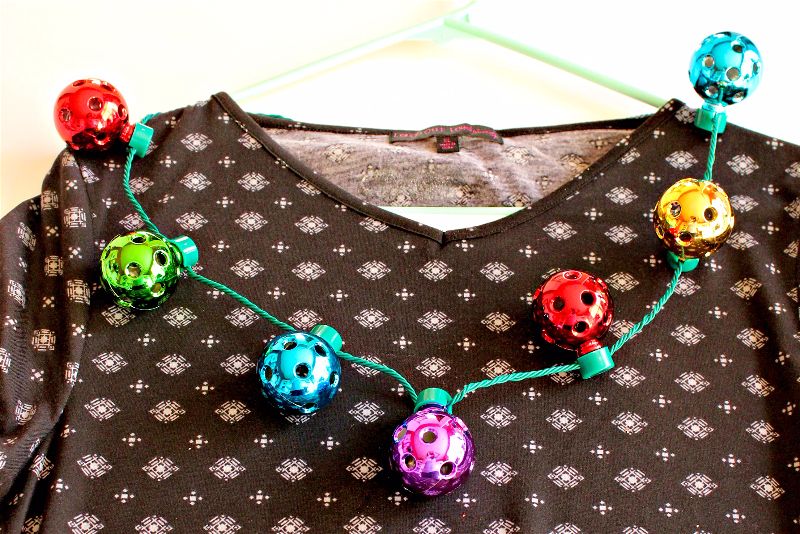 What sort of crazy Ugly Sweater DIY could you make from Dollar Store finds?