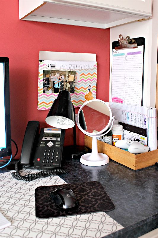 CRC #2 Desk Organizing-opt - C'mon Get Crafty I absolutely love having a dedicated craft room, but even I have a hard time getting inspired in the mess. So I'm thrilled to have been able to create a beautiful workspace for myself as the first part of the #CraftRoomChallenge!!