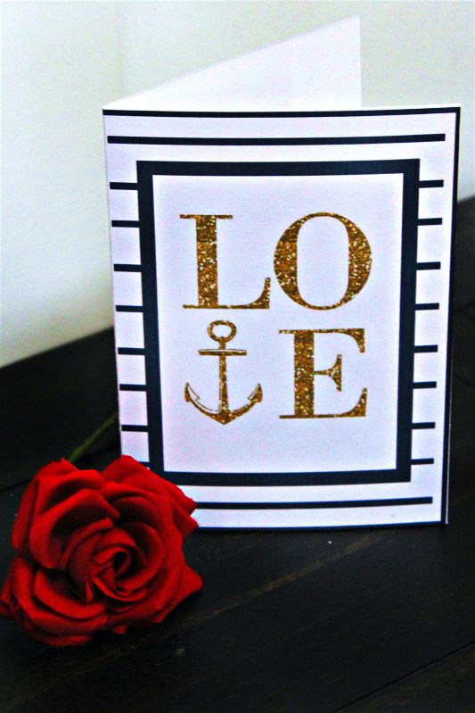 If you are overboard in love, try using this nautical Valentine's Day printable this year!