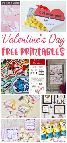 If like me, Valentine's Day sneaks up on you every year, then you should check out these awesome free printables to make Valentine's Day easier!