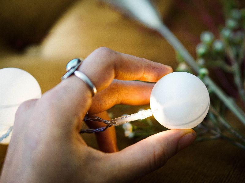 DIY Ping Pong Ball Lights - C'mon Get Crafty DIY Ping Pong Ball Lights