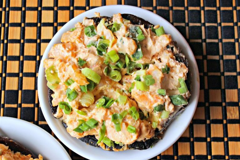 Shrimp and Salmon Stuffed Mushrooms