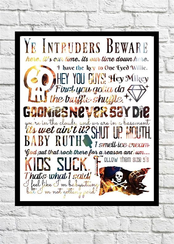 The Goonies is one of the most quotable movies ever made, not to mention totally awesome! #MovieMondayChallenge