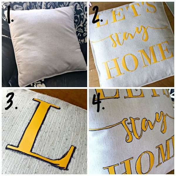 DIY Sharpie Throw Pillow {Pinterest Challenge}