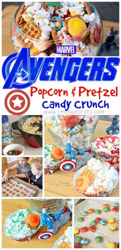 Avengers Infinity War Pretzel Popcorn Crunch Snack