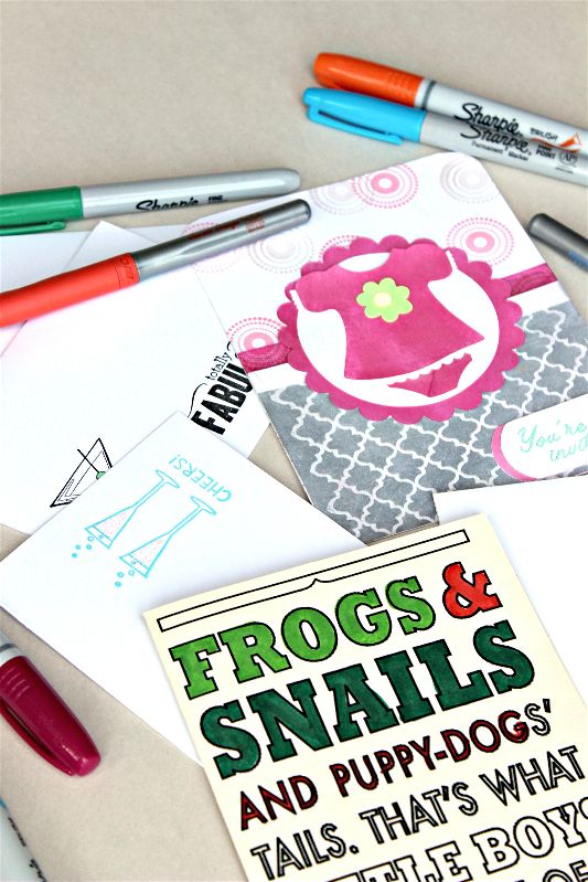 DIY Cards Cricut and Stamps -opt - C'mon Get Crafty Do you have a huge stash of craft supplies hoarded somewhere? The #MonthlyCraftyDestashChallenge is perfect for you! See how I dug deep into my stash to create some easy DIY cards to keep on hand for any occasion!