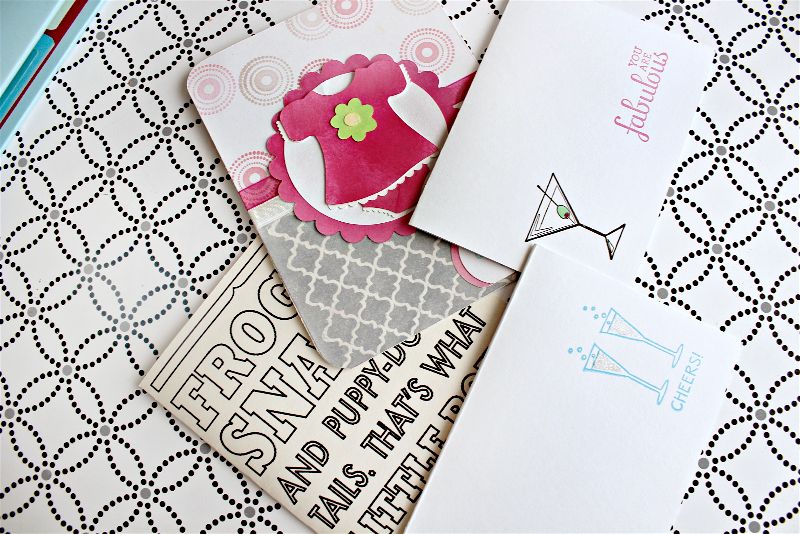 DIY Cards -opt - C'mon Get Crafty Do you have a huge stash of craft supplies hoarded somewhere? The #MonthlyCraftyDestashChallenge is perfect for you! See how I dug deep into my stash to create some easy DIY cards to keep on hand for any occasion!