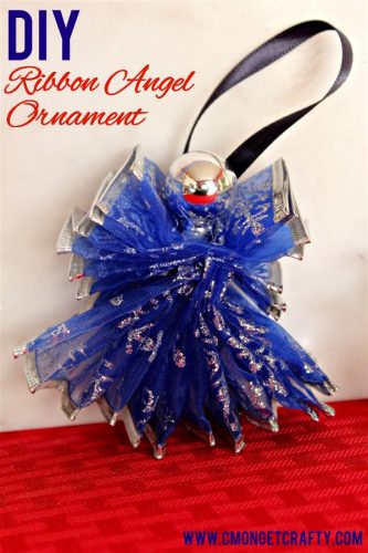 For this year's 2018 Ornament Exchange, I was paired up with a fellow blogger who is all about fabric crafts and annual angel tutorials. So I tried my hand at a DIY Ribbon angel ornament #ornamentexchange2018 #diy #christmas