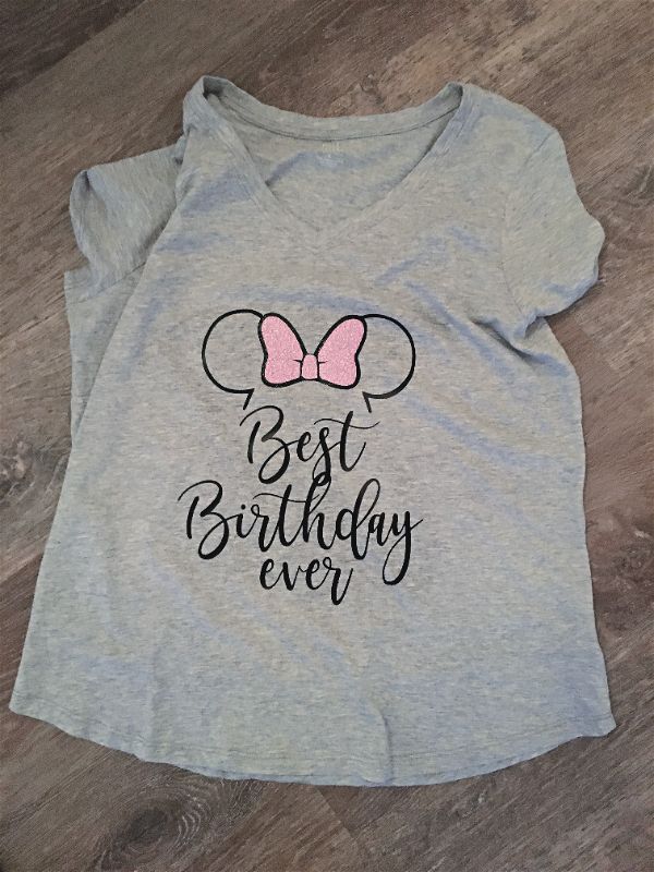 IMG_4866-opt - C'mon Get Crafty Best Birthday Ever Minnie Mouse Shirt