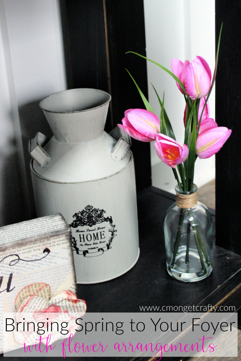 Bringing Spring Into Your Foyer with Faux Flower Arrangements