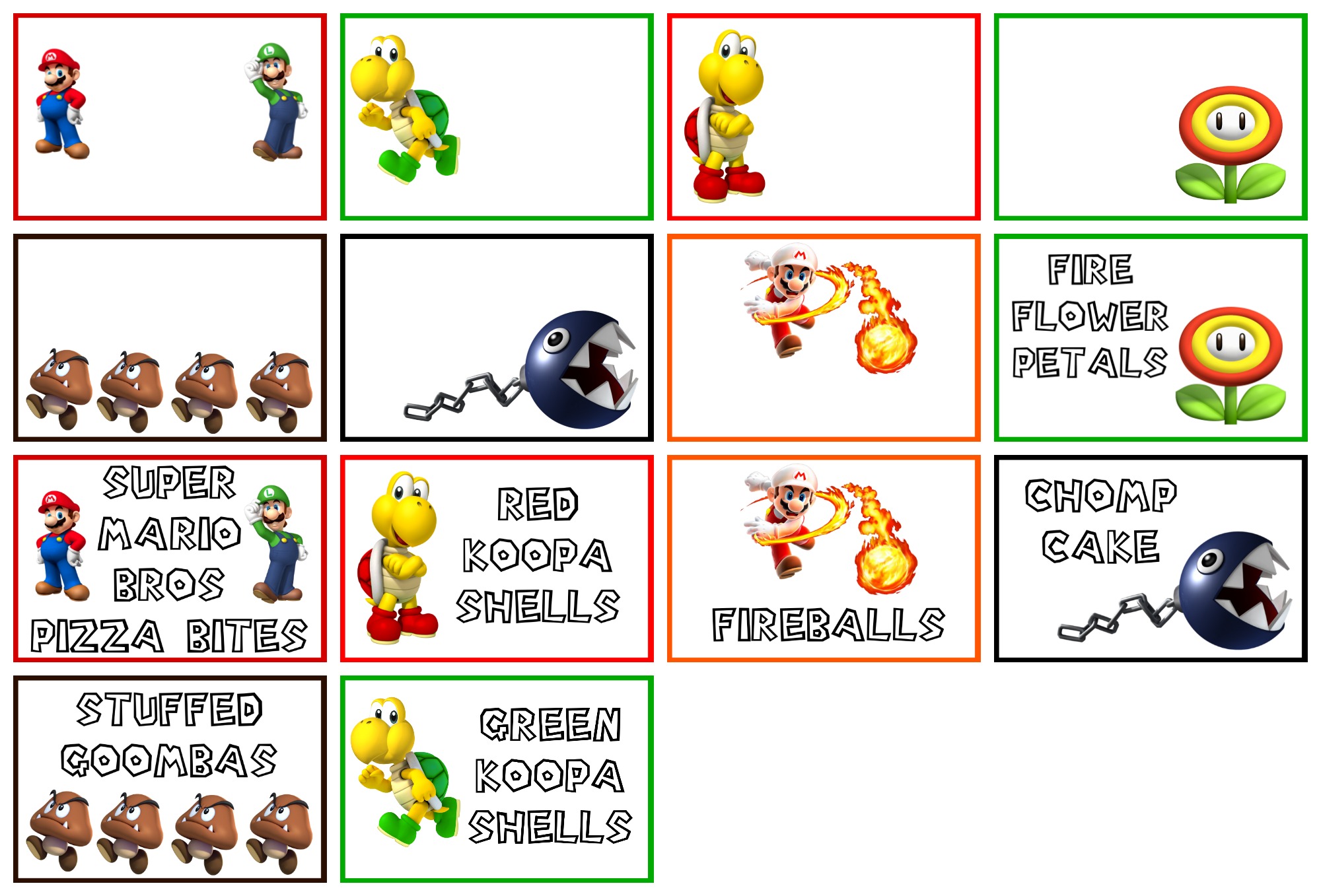 FREE! - Free Printable Super Mario Activities