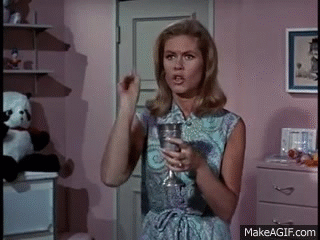 Samantha magic gif - C'mon Get Crafty GIF clip of Samantha from Bewitched